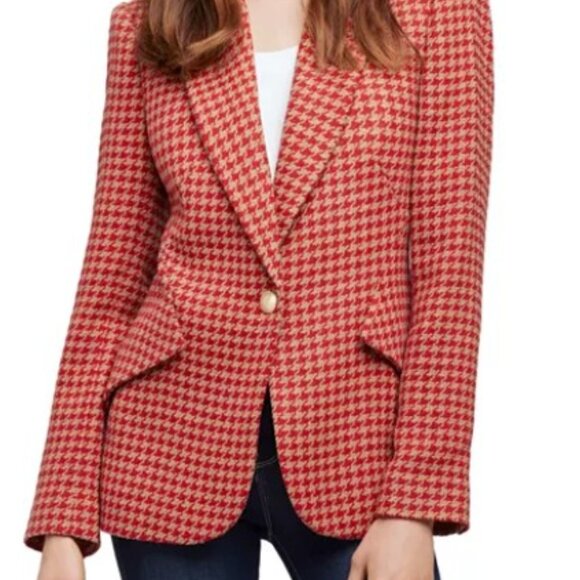 L'Agence Chamberlain Houndstooth Blazer. EUC. No Flaws. Size 2. - Picture 3 of 10